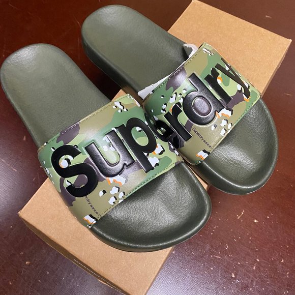 superdry leather sandals